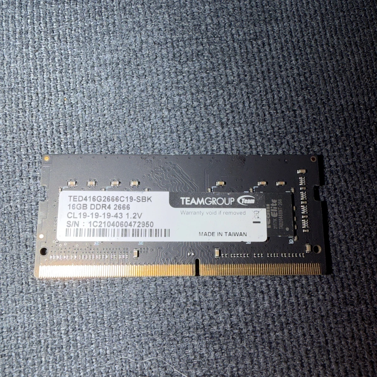 Las mejores ofertas en Team Group PC4-21300 (DDR4-2666) Memoria