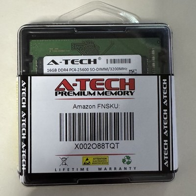 A-Tech 32GB 2x 16GB PC4-21300 Laptop SODIMM 260-Pin DDR4 2666 MHz Memory RAM Kit