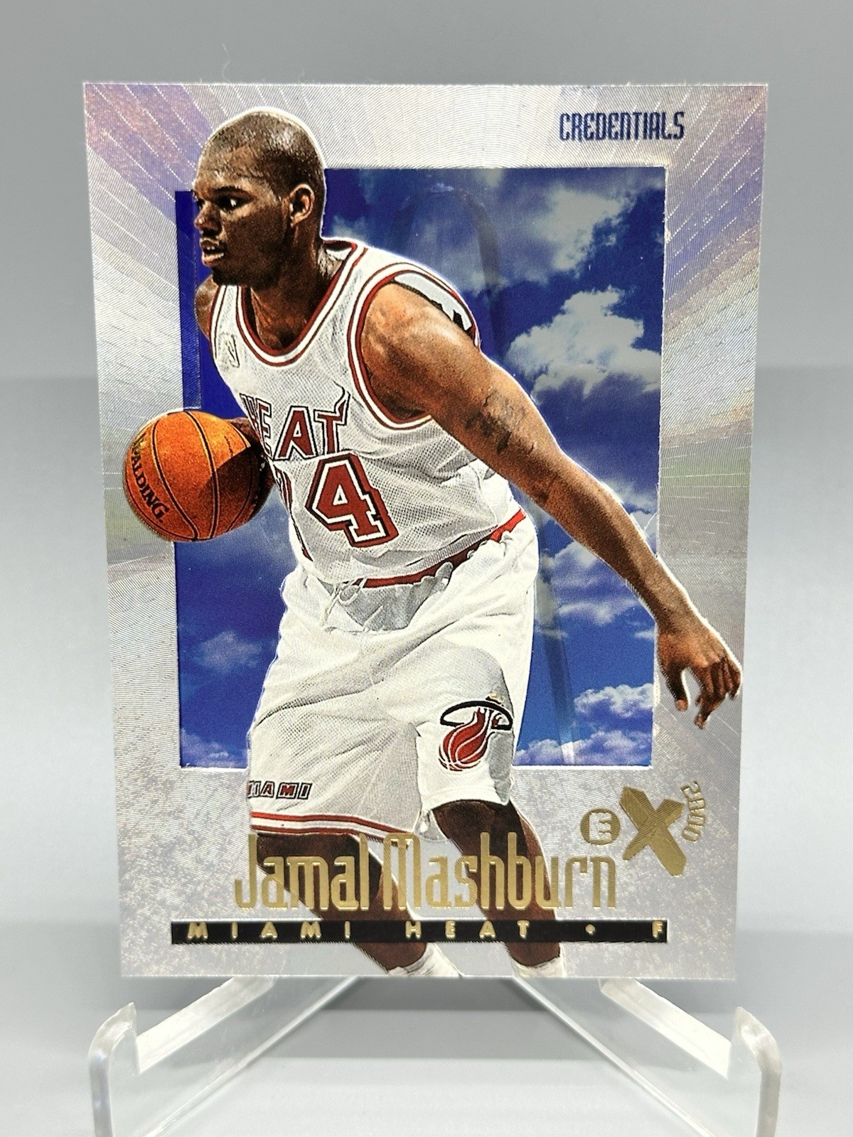 Jamal Mashburn - 1996 - 97 Skybox EX 2000 - Credentials # 009/499 - Heat - SSP