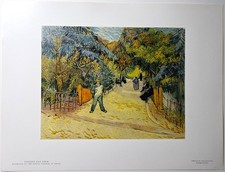 Vintage Print Entrance Public Gardens Arles Vincent Van Gogh Phillips Collection