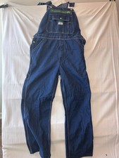 Liberty Overalls Men 36x30 Blue Denim Bib Cotton
