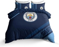 Image of Manchester City FC Double Duvet Reversible Pillow Dark Rayz Official Licensed