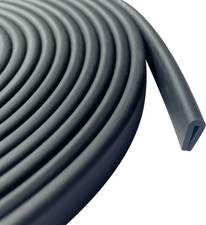 10Ft Rubber U Channel Edge Trim 1/16" EPDM Edge Protector Black Flexible Gasket