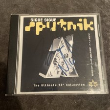 Sigue Sigue Sputnik The Ultimate 12 Collection CD 1998 SIGNED AUTORAPHED *RARE*