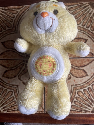 Vintage Care Bears Funshine Sunshine 12” Soft Toy Plush Character Kenner 1980s - Picture 1 of 16
