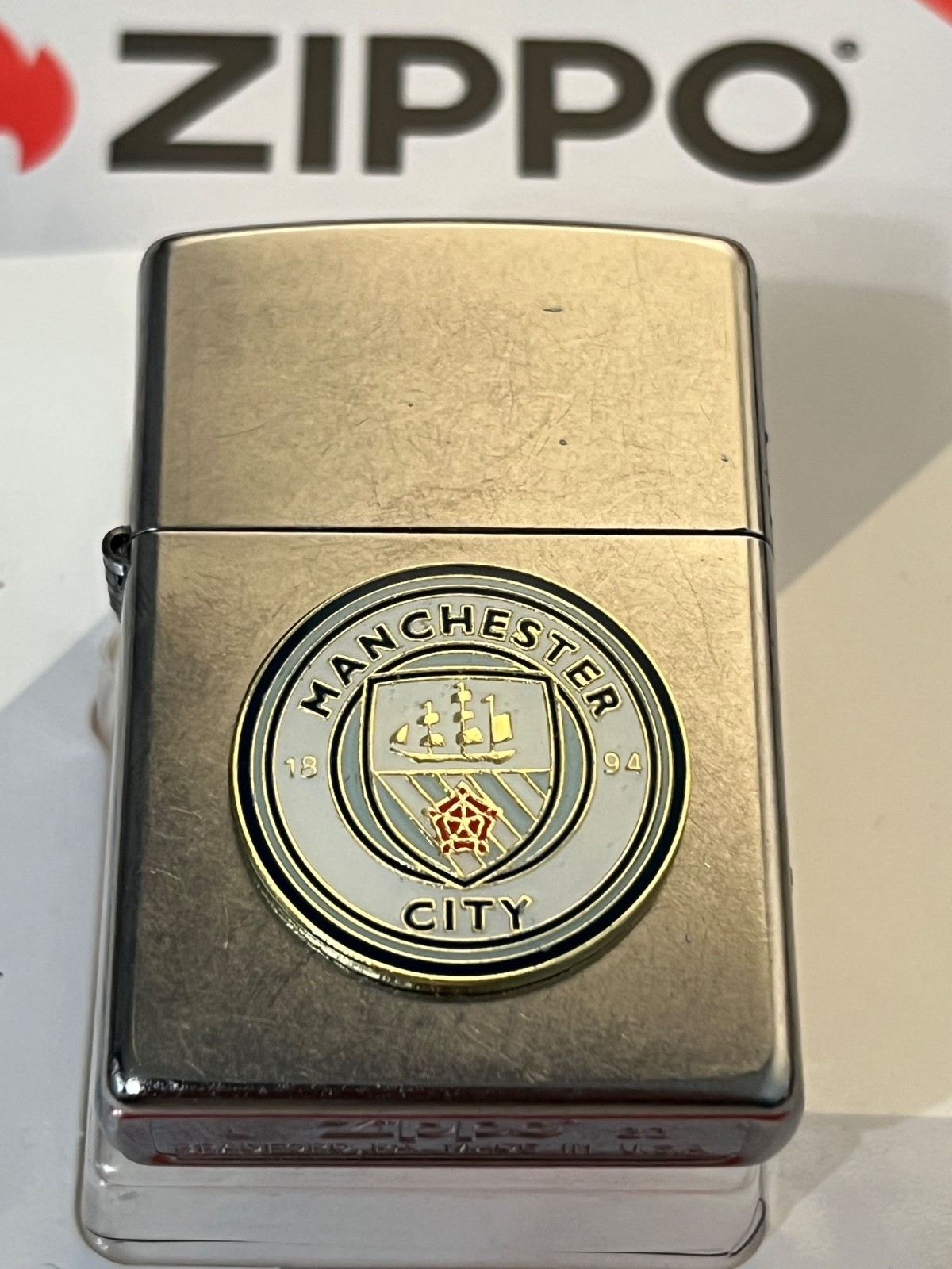 Zippo Manchester City Football Club UK New, Original