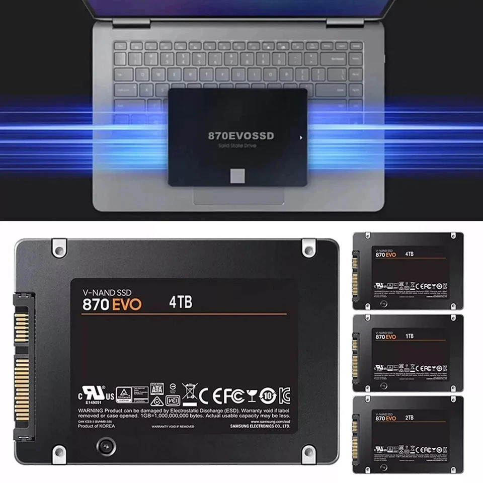 4TB 2TB 1TB SSD 2.5'' SATA III Internal Solid State Drive PC/MAC 560MB/s - Image 2 of 4