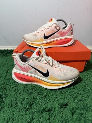 Nike Zoom Vomero 18 - Weiß Orange Rot - UK 7 Running Sneaker Schuhe Hyrox Gym