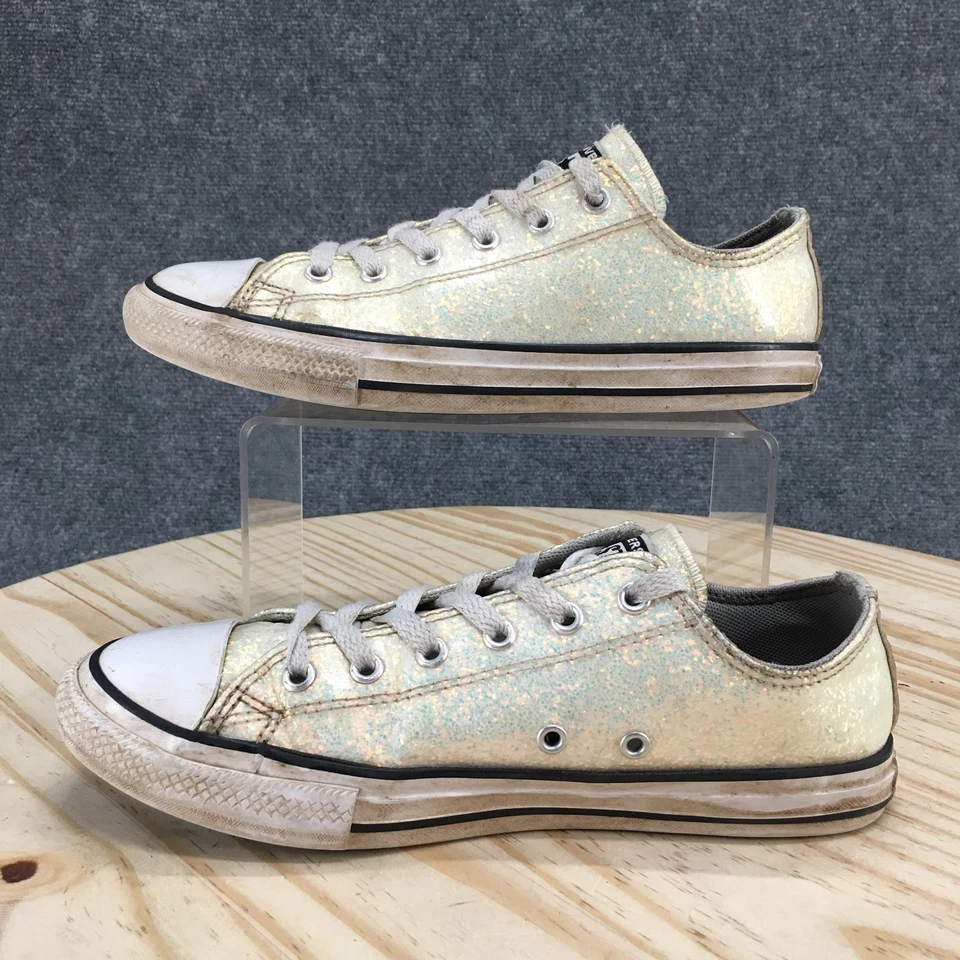 Zapatillas Converse Shoes Junior 5 Chuck Taylor All Star Brillo Multicolor Con Cordones Foto 2 de 4