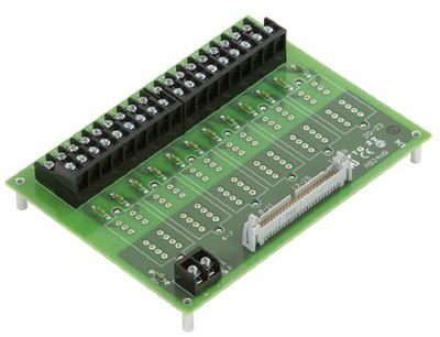 Opto 22 PB24HQ Quad Pak 6-Module Position Rack With Header Connector