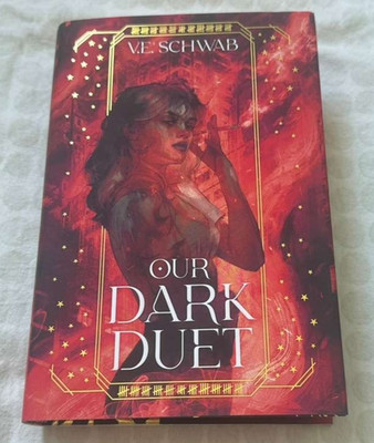 Our Dark Duet by V. E. Schwab (2017 Hardcover) Deluxe Edition Sprayed Edges New