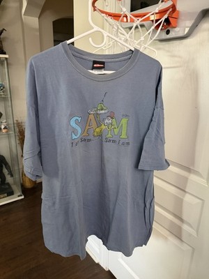 Vintage Dr. Seuss Shirt I Am Sam I Am T-Shirt 2001 Vtg Y2K Blue Size 2XL