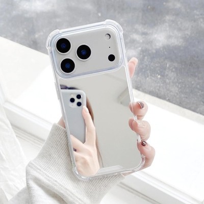 Designed for iPhone 17 Pro Mirror Case [Four Corner 17 Pro, 