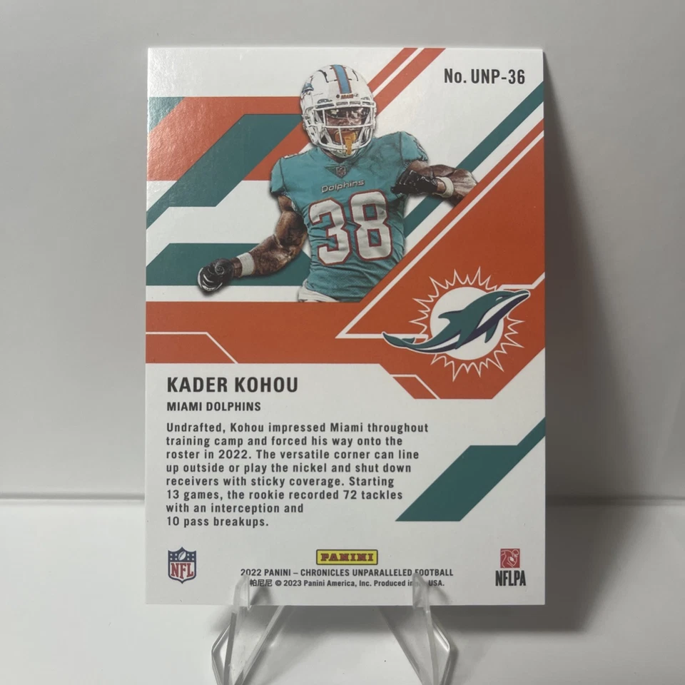 2022 Panini Chronicles - Unparalleled Kader Kohou #UNP-36 Squares /10 (RC) - Image 2 of 2