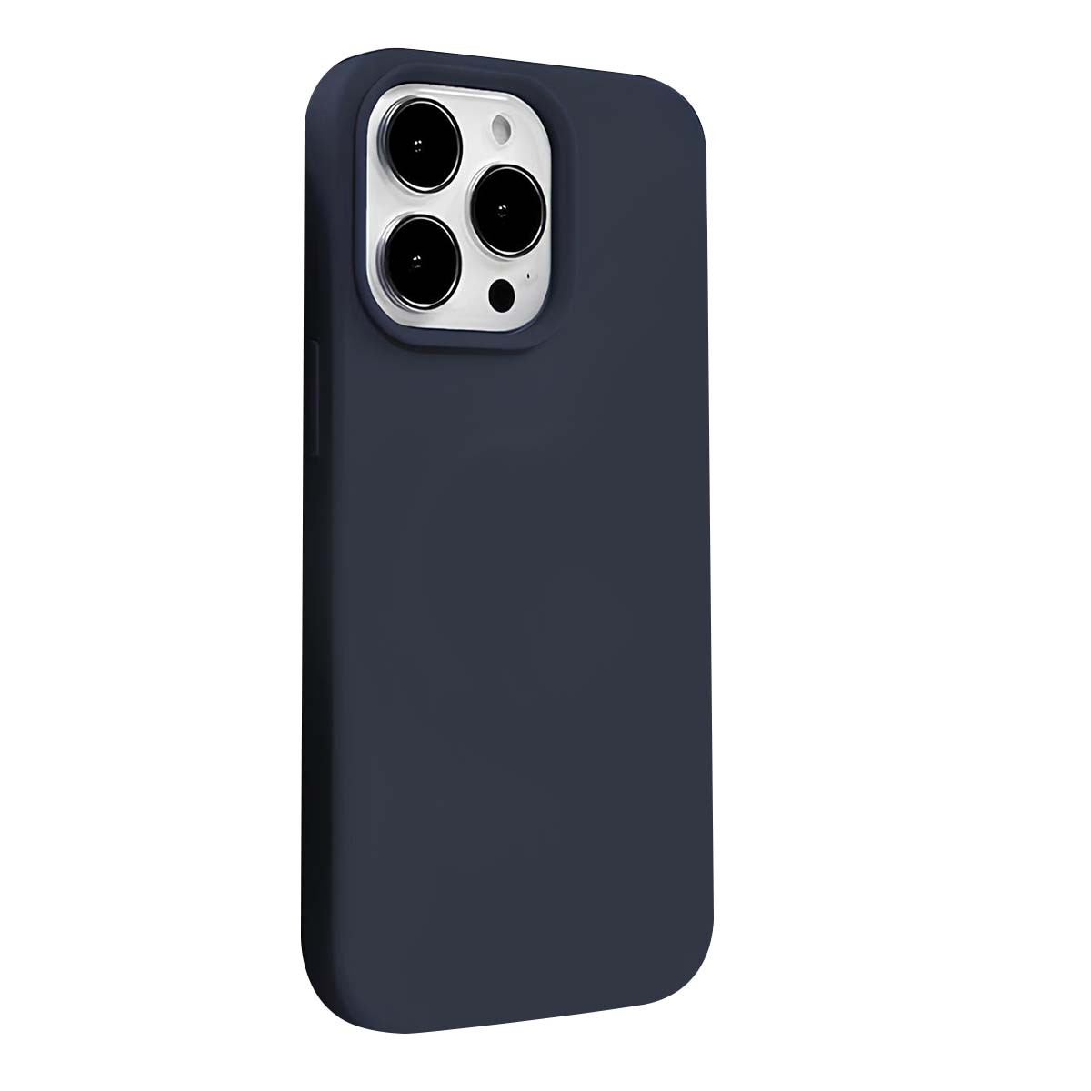 Coque silicone Bleu Marine pour iPhone 13 Pro Max Crong Color Cover