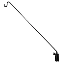 ERYTLLY Extended Reach Deck Hook Wall Pole Wall Mounted, Extensible and Adjus...
