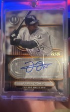 2024 Topps Tribute - Tribute Autographs Frank Thomas #TA-FTH Orange /25 (AU)