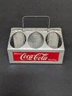 Vintage Coca-Cola Aluminum Metal 6-Pack Bottle Carrier