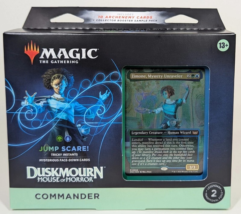 new Magic The Gathering MTG Duskmourn Jump Scare Commander Deck+ foil seedshark