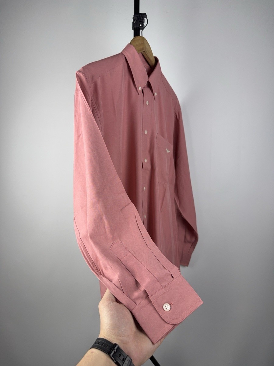 Vintage 90s Giorgio Armani Bottom down pocket Shirt Rare Men's M