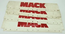Lot of (4) Mack Semi Truck Mud Flaps Splash Guards Plastic Parts