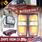 Tail Light Lamp Clear Lens Black Edge For Mitsubishi Mighty Max Pickup 1986-1996