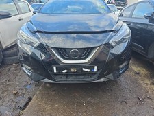 NISSAN MICRA 2016-2022 COMPLETE FRONT BUMPER BLACK