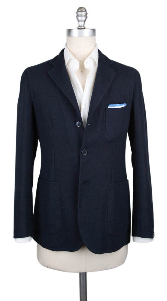 Sartorio Napoli Navy Blue Solid Sportcoat - 38/48 Sartorio Napoli Navy Blue Solid Sportcoat - 38/48