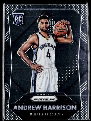Andrew Harrison 2015-16 Panini Prizm #343 Rookie Memphis Grizzlies RC