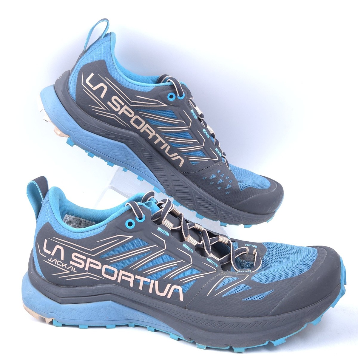 La Sportiva Jackal Women's Size Trail Running Shoes Blue Gray