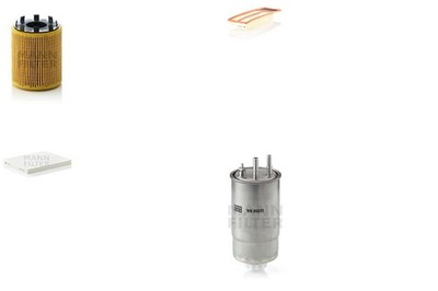 Inspektionspaket Filtersatz XL MANN-FILTER Leitungsfilter Filtereinsatz für FIAT