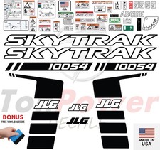 Fits Jlg 10054 Decal Kit Telehandler - 8 Year Outdoor - 3m Vinylfree Shipping