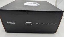 HexClad Hybrid Nonstick 14-Inch Wok with Steel Lid