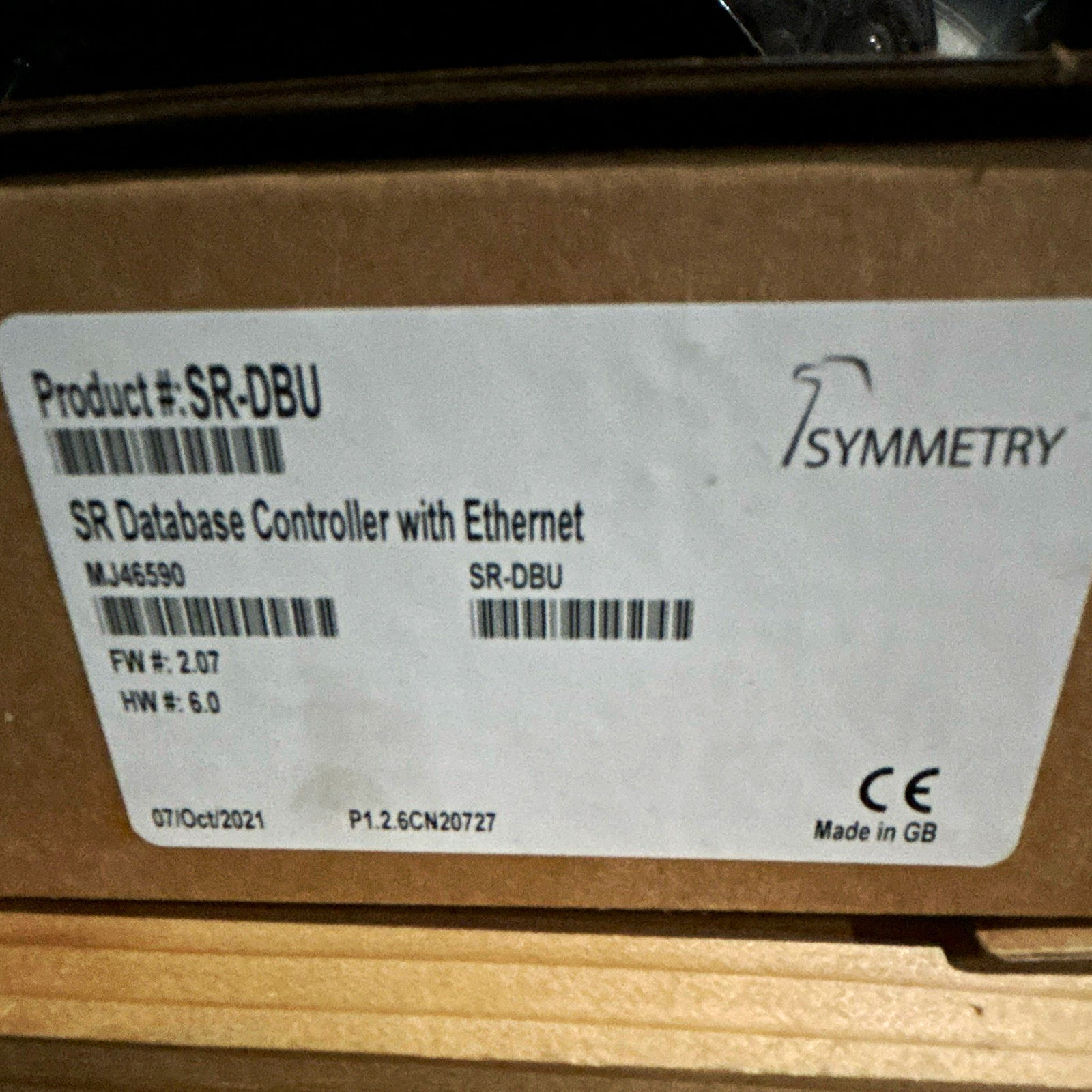 Symmetry SR-DBU SR Database Controller with Ethernet (SR-DBU)