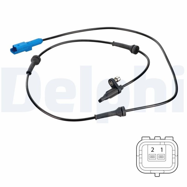 ABS Sensor Raddrehzahl Delphi SS20674 FüR SW 508 Peugeot 1 Bluehdi 120 Hdi THP-image