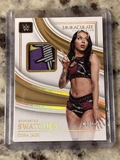 2023 Panini WWE Immaculate Cora Jade Gold Parallel Superstar Swatches  3/10 SP