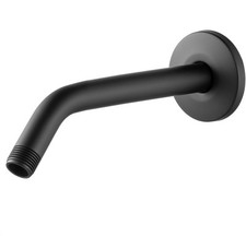 OFFO 10 Inch Wall Mount Rain Shower Arm Matte Black