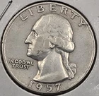 *SILVER* 1957-D  Washington Quarter - 90% Silver