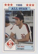 1986 Southern League All-Stars David White Dave White #19 1v3
