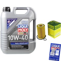 Mann Inspektionspaket 5L Liqui Moly 10W-40 FüR Renault Clio II 1.2 16V