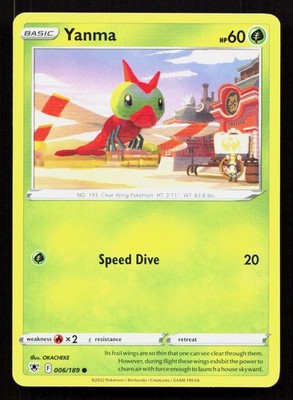Pokemon YANMA 006/189 ASTRAL RADIANCE
