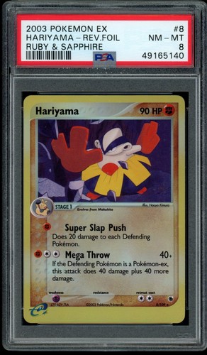 Hariyama graded PSA 8 for sale on eBay