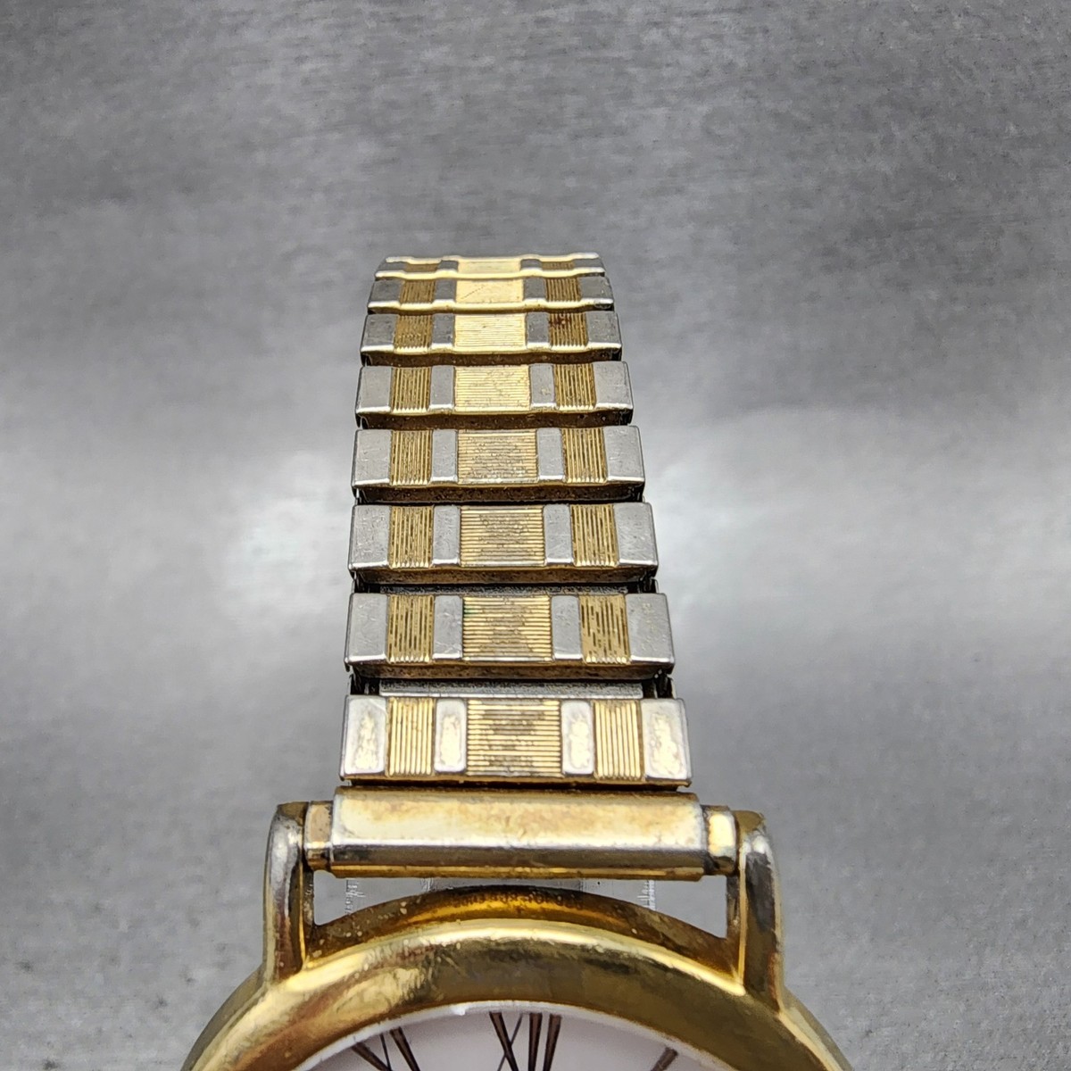 Seiko Watch Men 34mm White Dial Gold Tone Round Vintage 2K00-0039