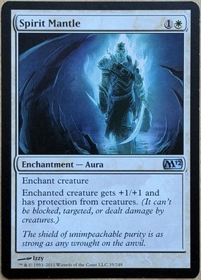 Spirit Mantle 35/249 EX - MTG Magic the Gathering Karte
