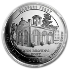 2016 5 oz ATB Harpers Ferry  .999 Silver Coin ~ In Capsule ~ Pristine