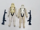 2x Hoth Stormtrooper Figure 1980 Vintage Star Wars Weapon Snowtrooper Lot
