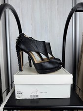 BCBG MaxAzria ILMA Black leather Heels