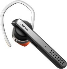 Jabra Talk 45 Wireless Bluetooth Mono Headset Silver Noise Cancelling Mic Japan