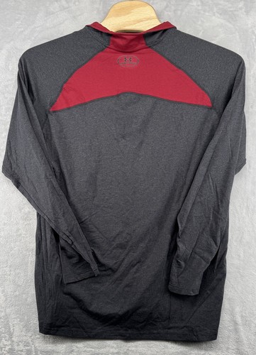 Under Armour Loose South Carolina Gamecocks USC LS 1/4 Zip Grau 2XL Neu mit Etikett - Bild 2 von 8