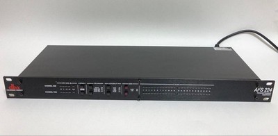 DBX AFS 224 Dual Channel Advanced Feedback Suppression Processor Black Working